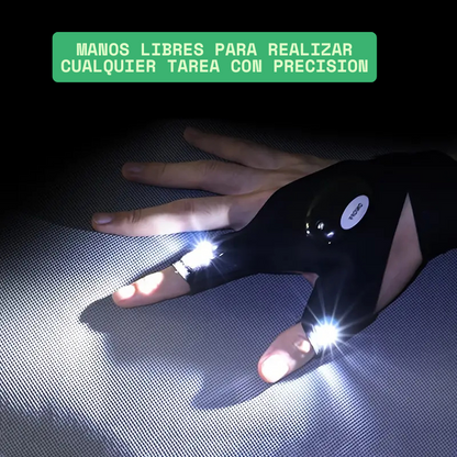 Guantes Con Linterna Luz Led